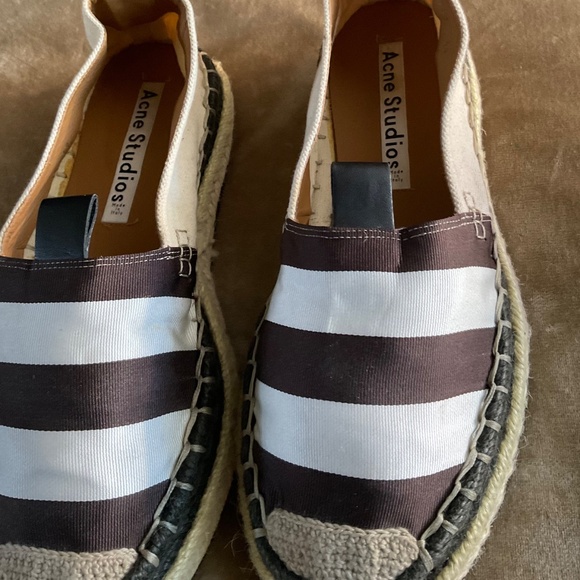 ACNE Studios striped espadrilles size 39 never worn - Picture 4 of 10
